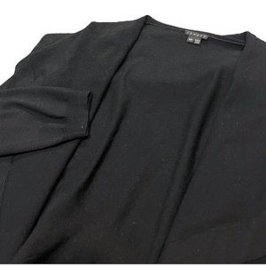 Theory Women's‎ Wool Black Medium Full-length Cardigan